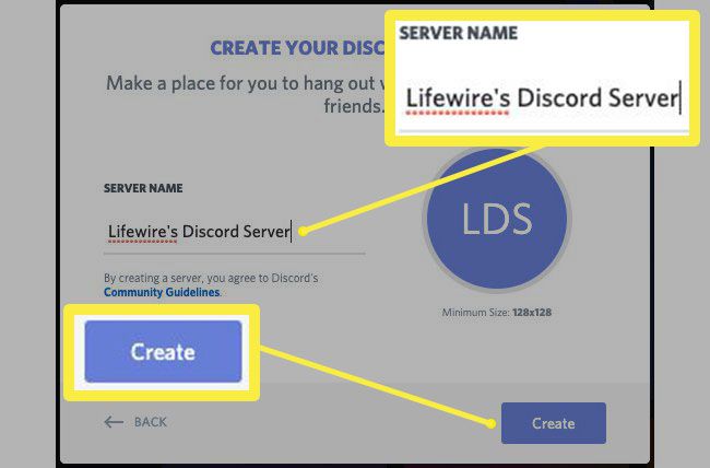 Hoe een server een naam te geven in Discord.