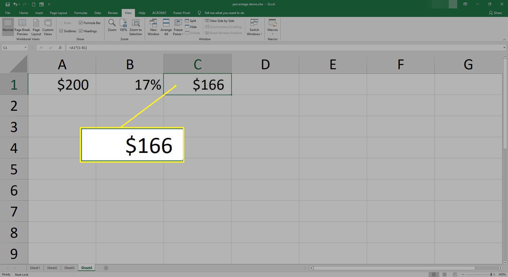 Resultaat in C1