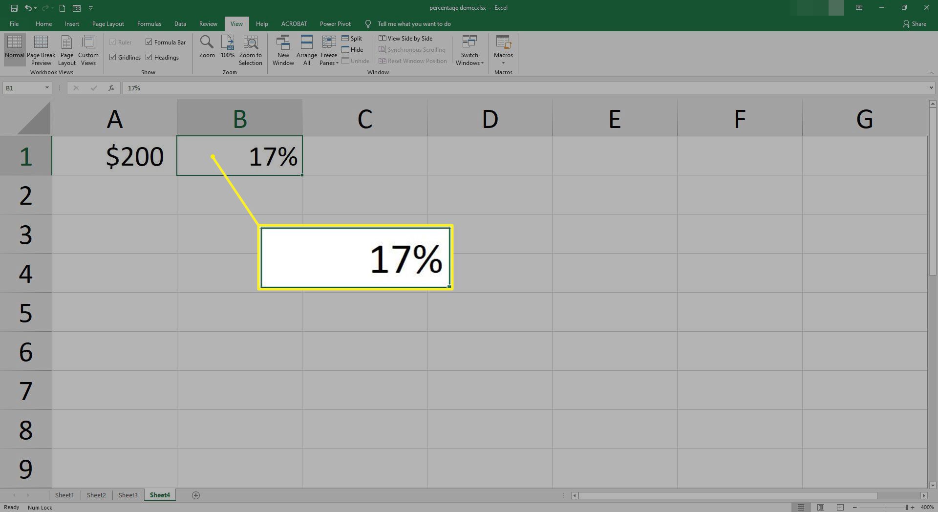 17% in cel B1