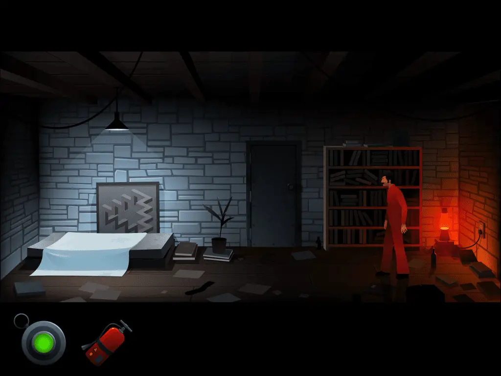 Screenshot van het spel 'The Silent Age'