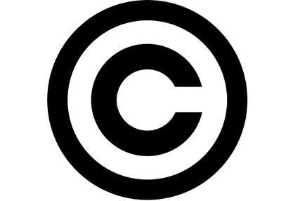 symbool van auteursrecht