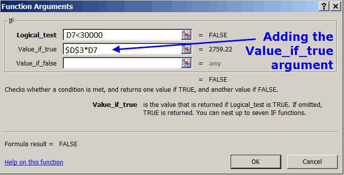 Excel geneste IF-functieargumenten