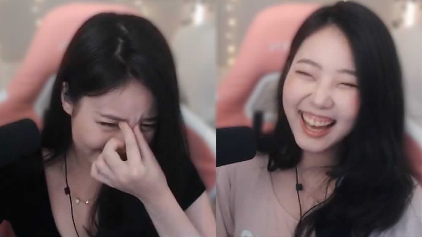Jessica Kim lacht