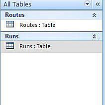 Schermafbeelding Microsoft Access 2007 tabellen