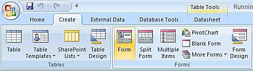 Microsoft Access 2007 Schermafbeelding van lint maken