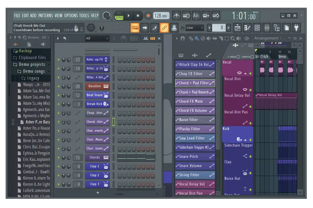 FL Studio-screenshot in Windows 8