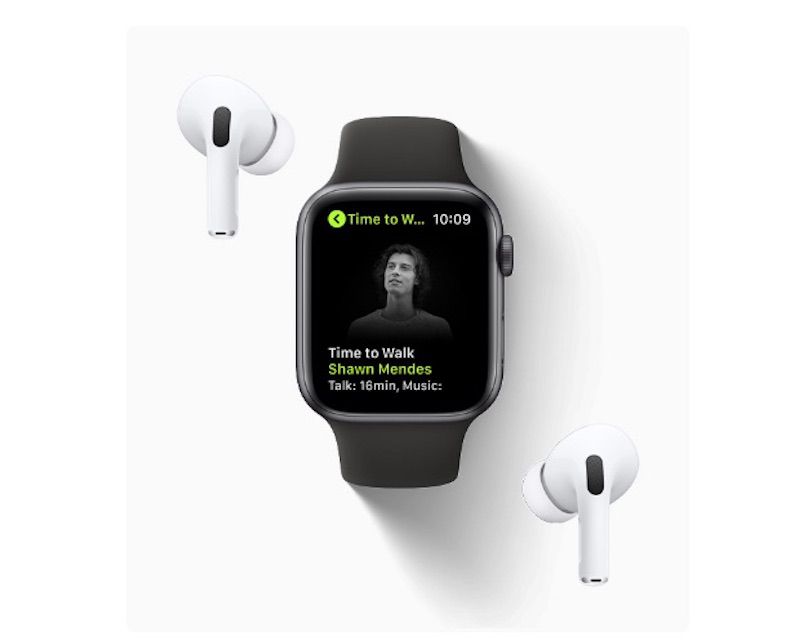 Time to Walk-aflevering op een Apple Watch met Shawn Mendes