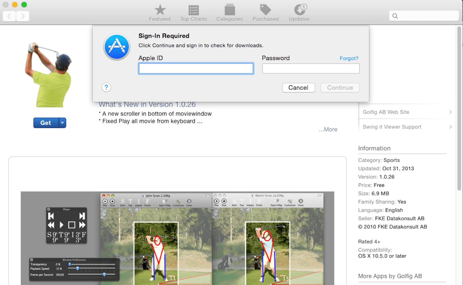 Schermafbeelding van Mac App Store