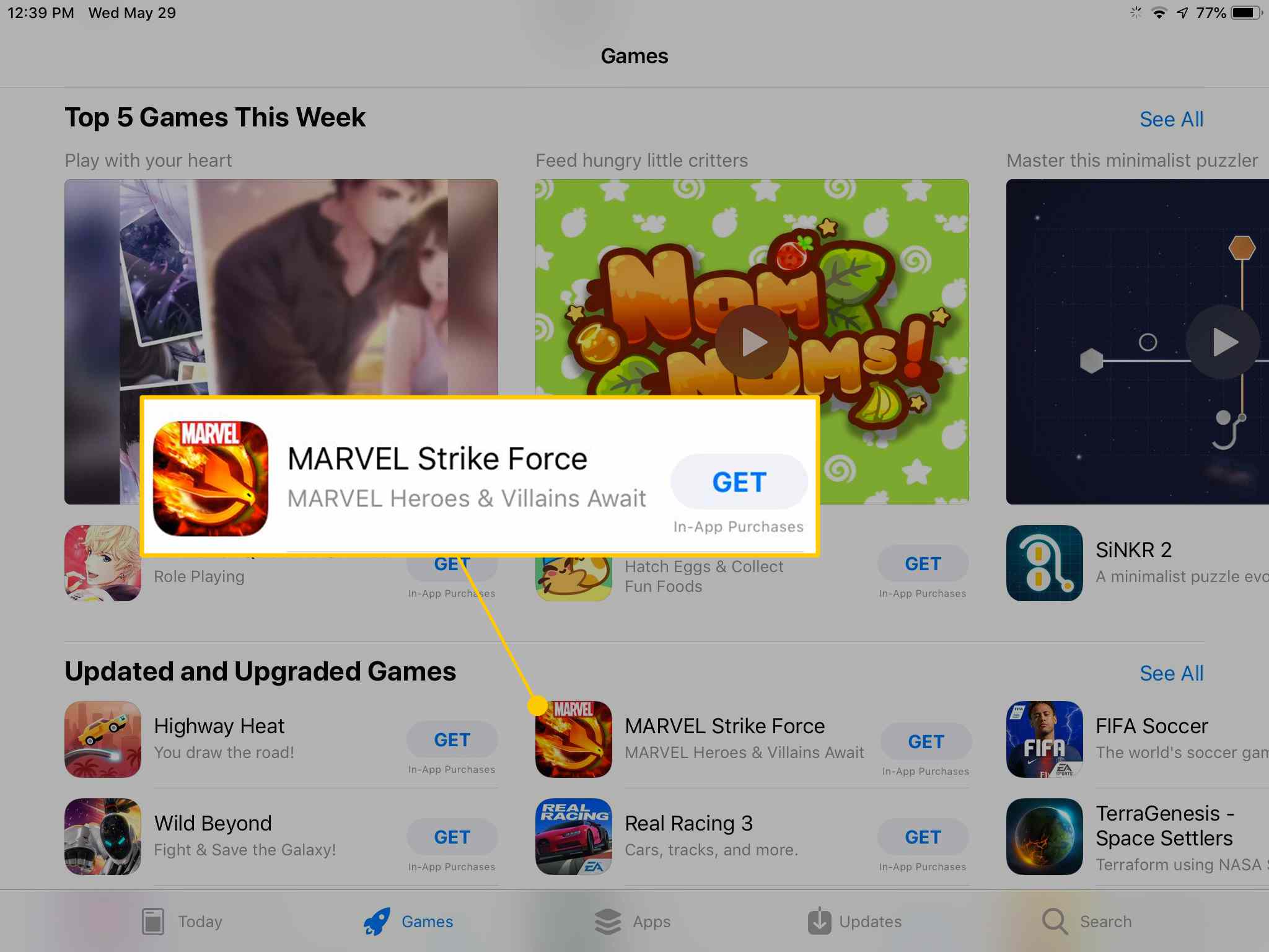 Marvel Strike Force in de App Store