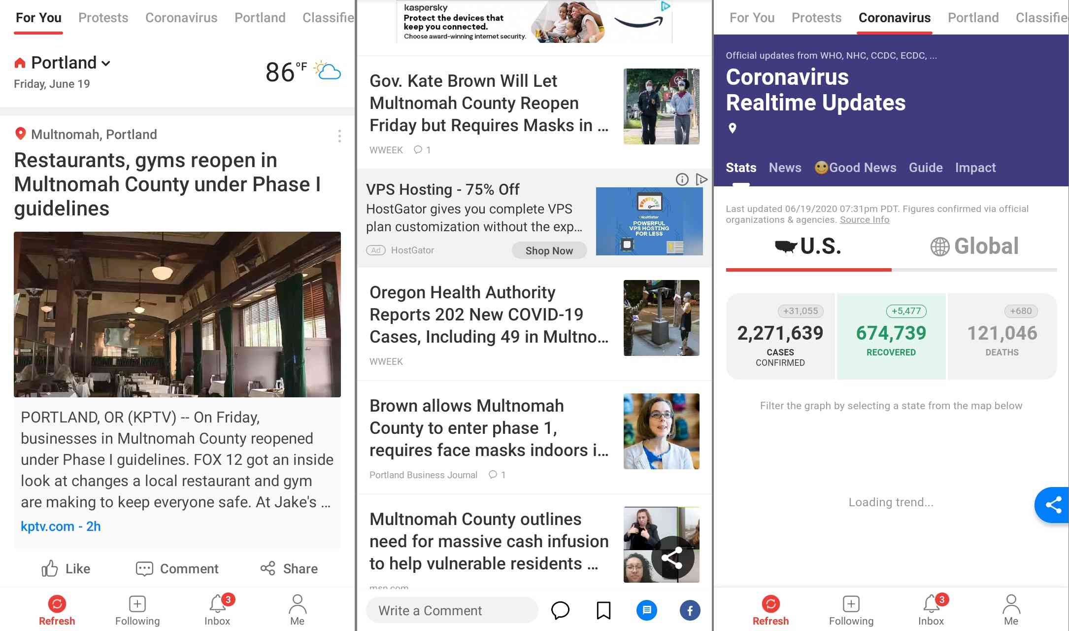 News Break RSS-feedlezer voor Android