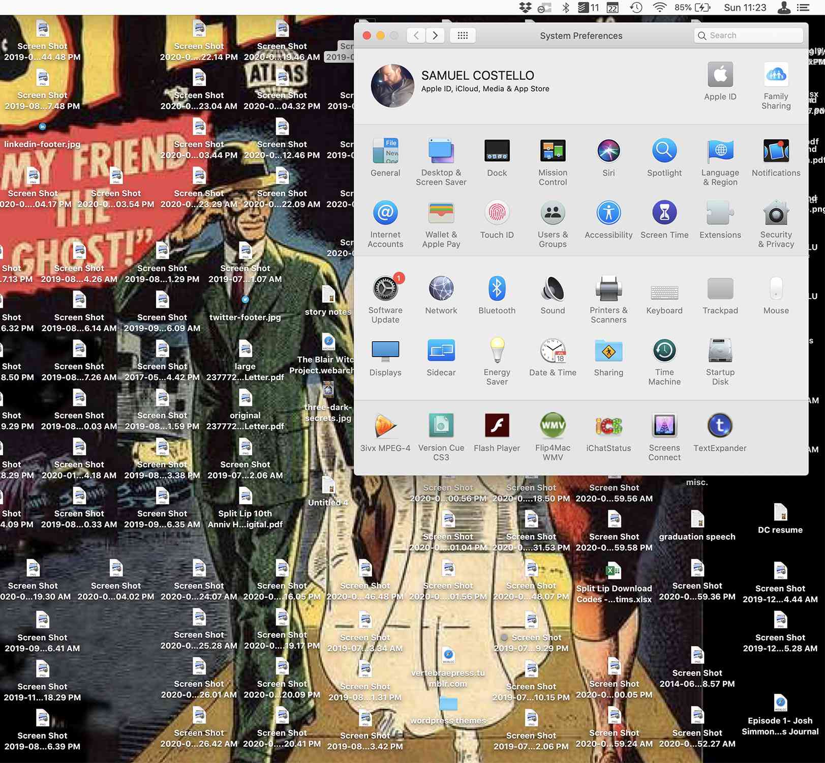Schermafbeelding van het venster Mac-systeemvoorkeuren