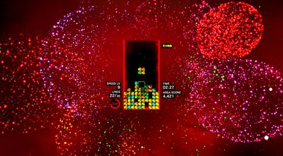Tetris-effect: verbonden videogame op Xbox One, Xbox Series X, PS4, PS5 en Windows-pc.