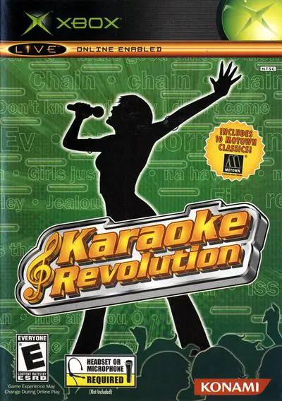 Karaoke Revolution boxart