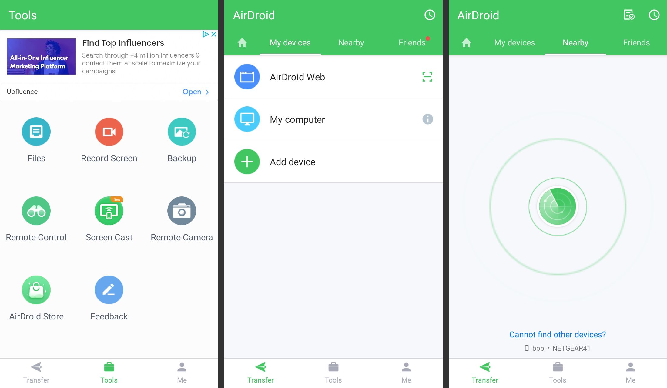 AirDroid-app voor Android