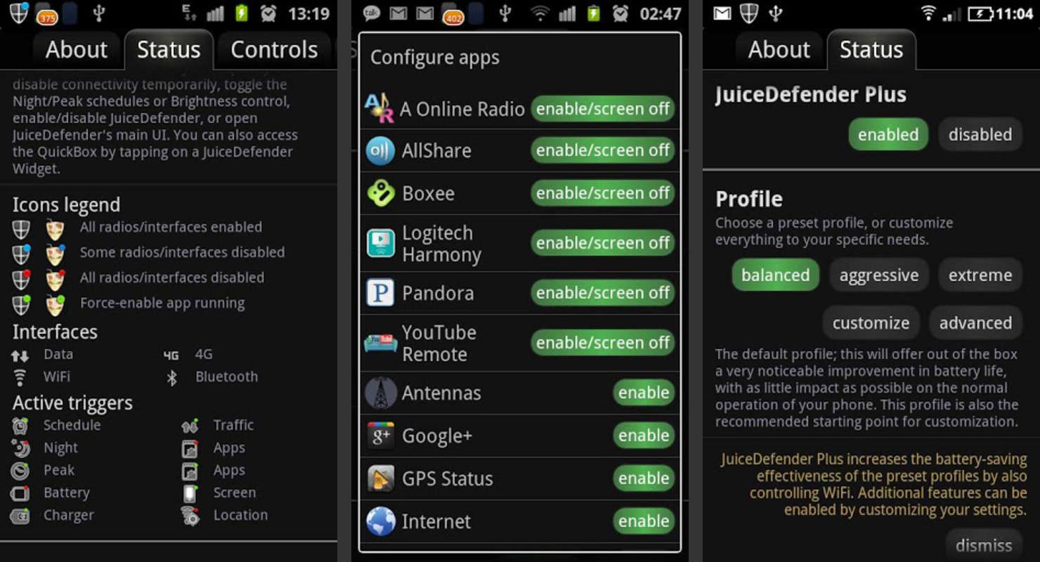 JuiceDefender-app voor Android