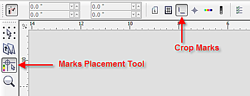 Snijtekens afdrukken in CorelDRAW