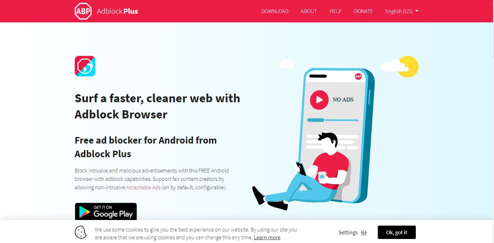 Adblock Browser-website