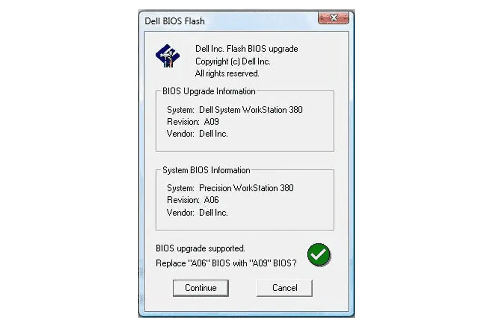 Dell BIOS Flash-hulpprogramma