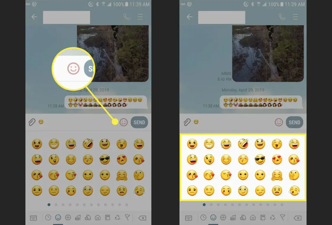 Het Emoji-toetsenbord op Android