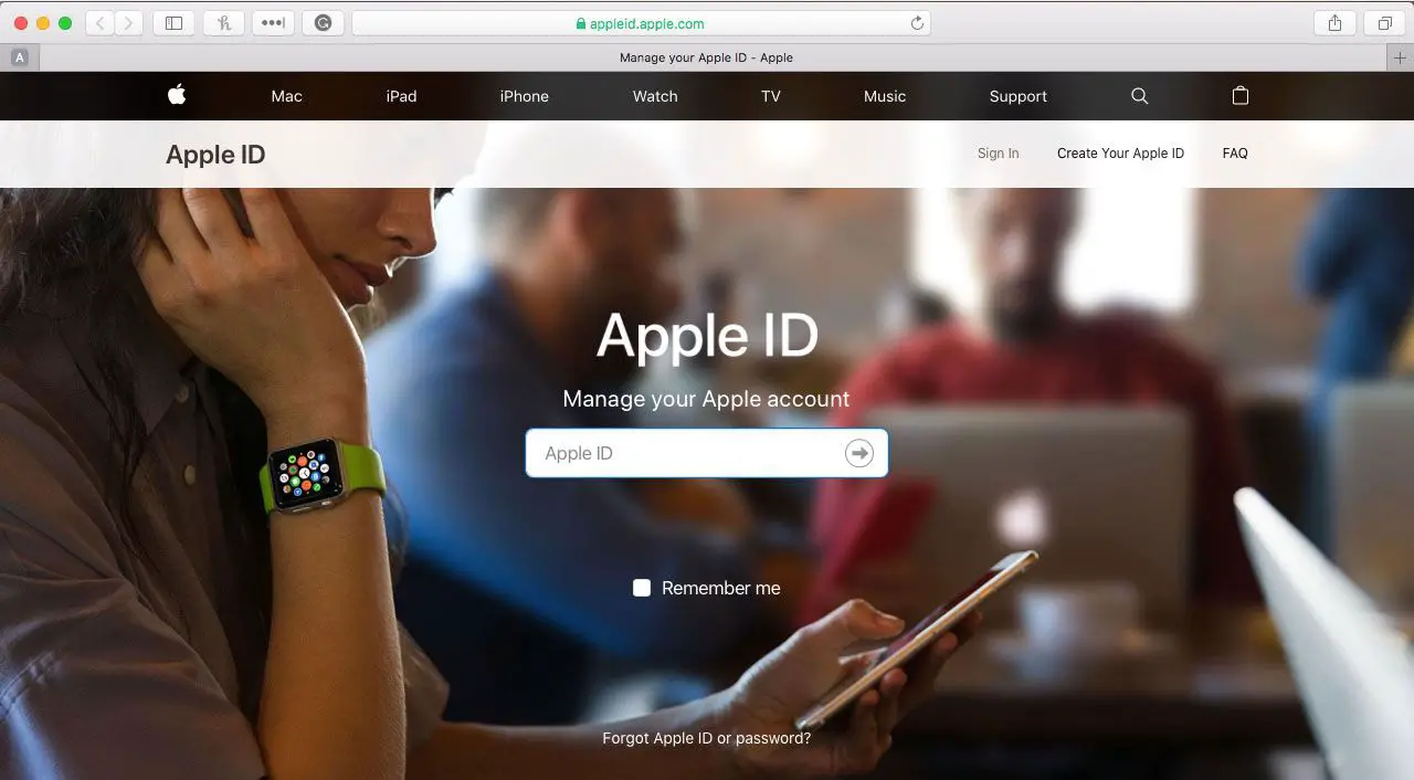 Uw Apple ID online beheren