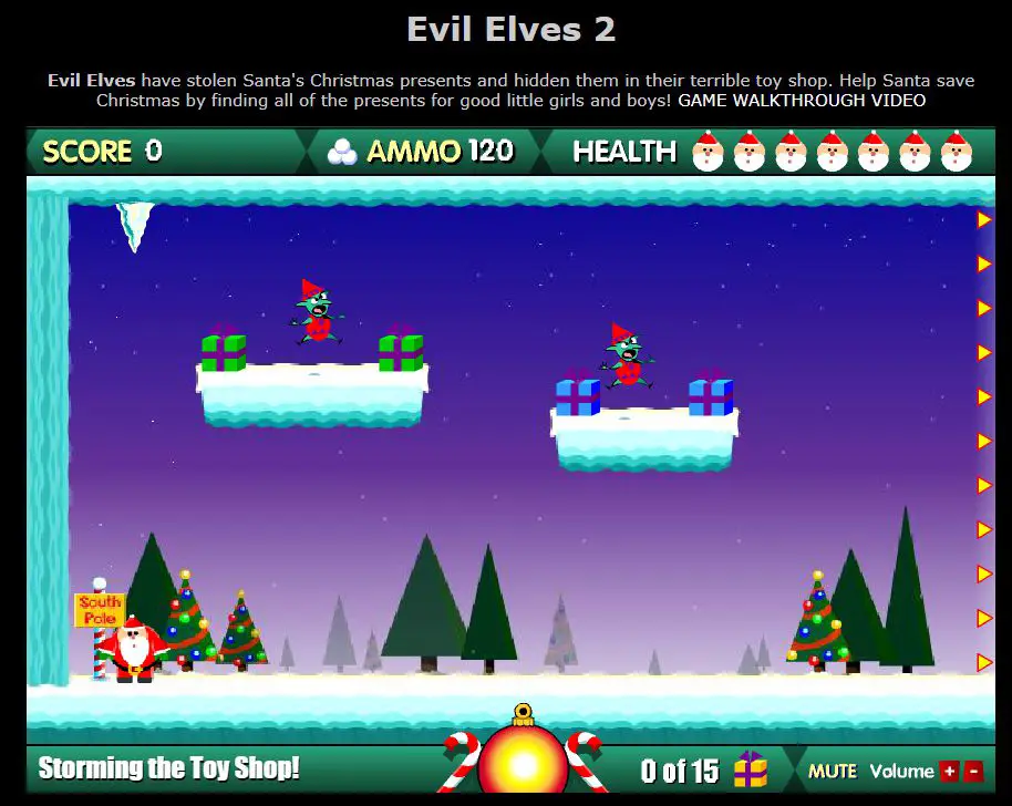 Het spel Evil Elves 2