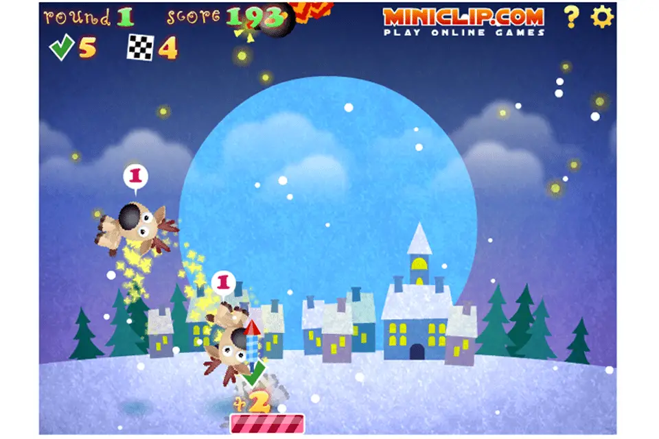 The Reindeer Bounce gratis online kerstspel