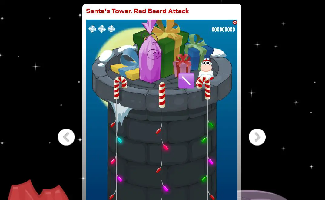 Het spel Santa's Tower