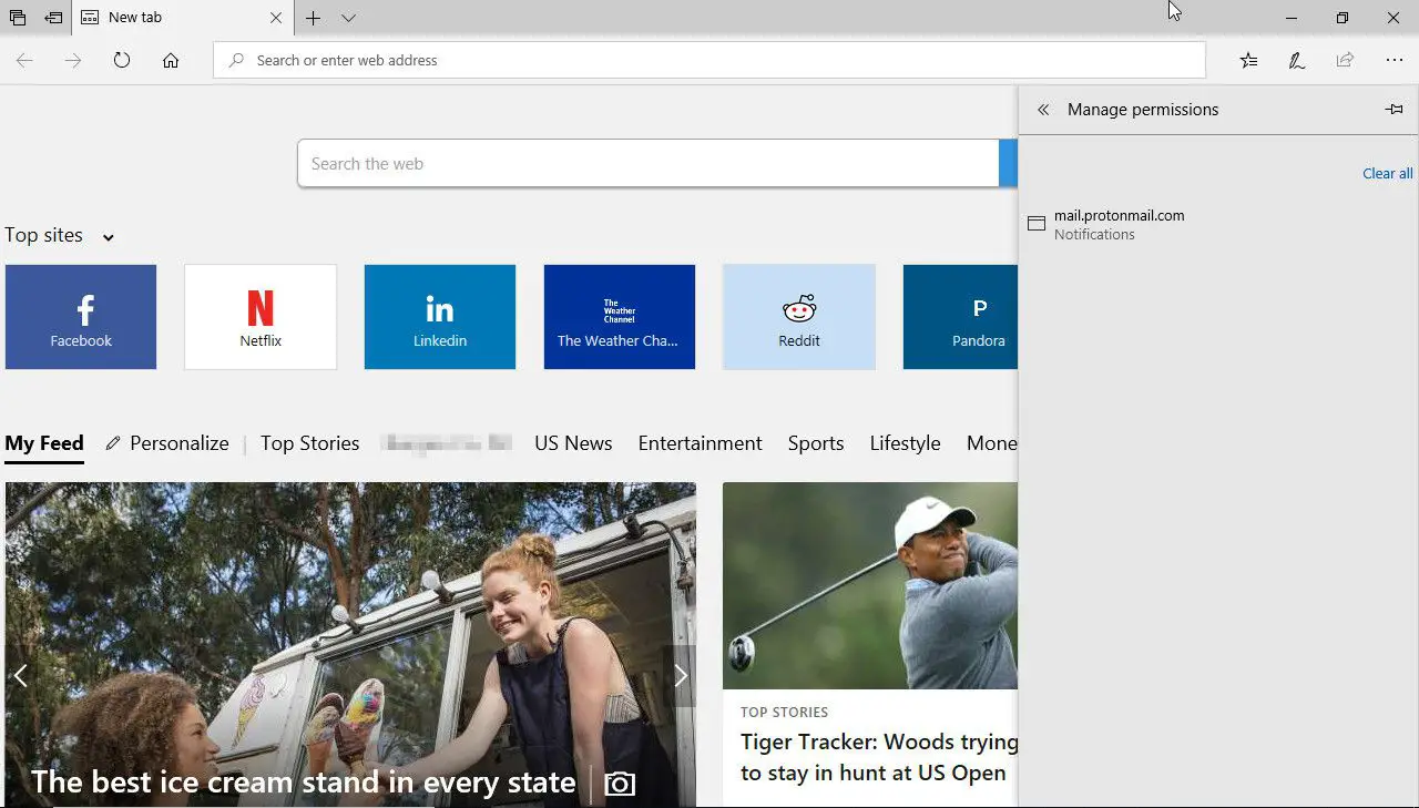 Microsoft Edge-sitemachtigingen