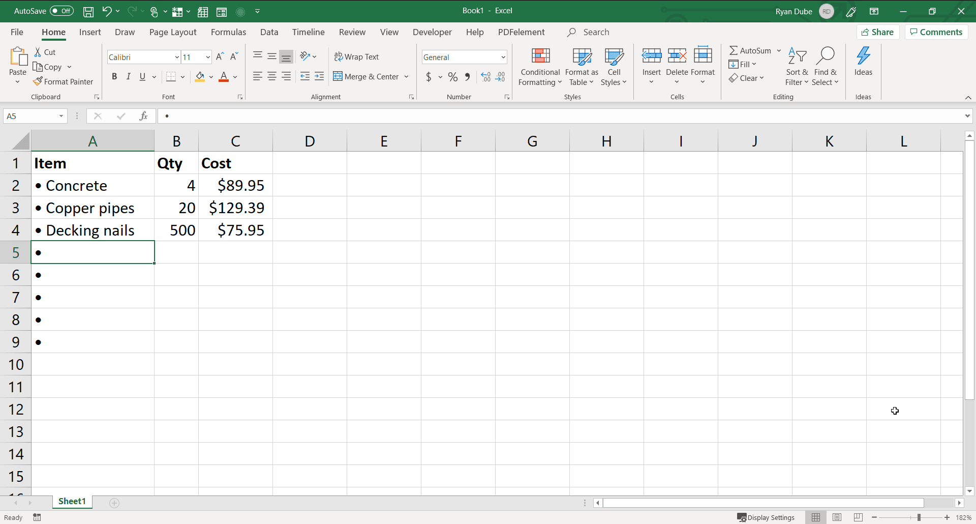 opsommingstekens-toevoegen-in-excel-2022