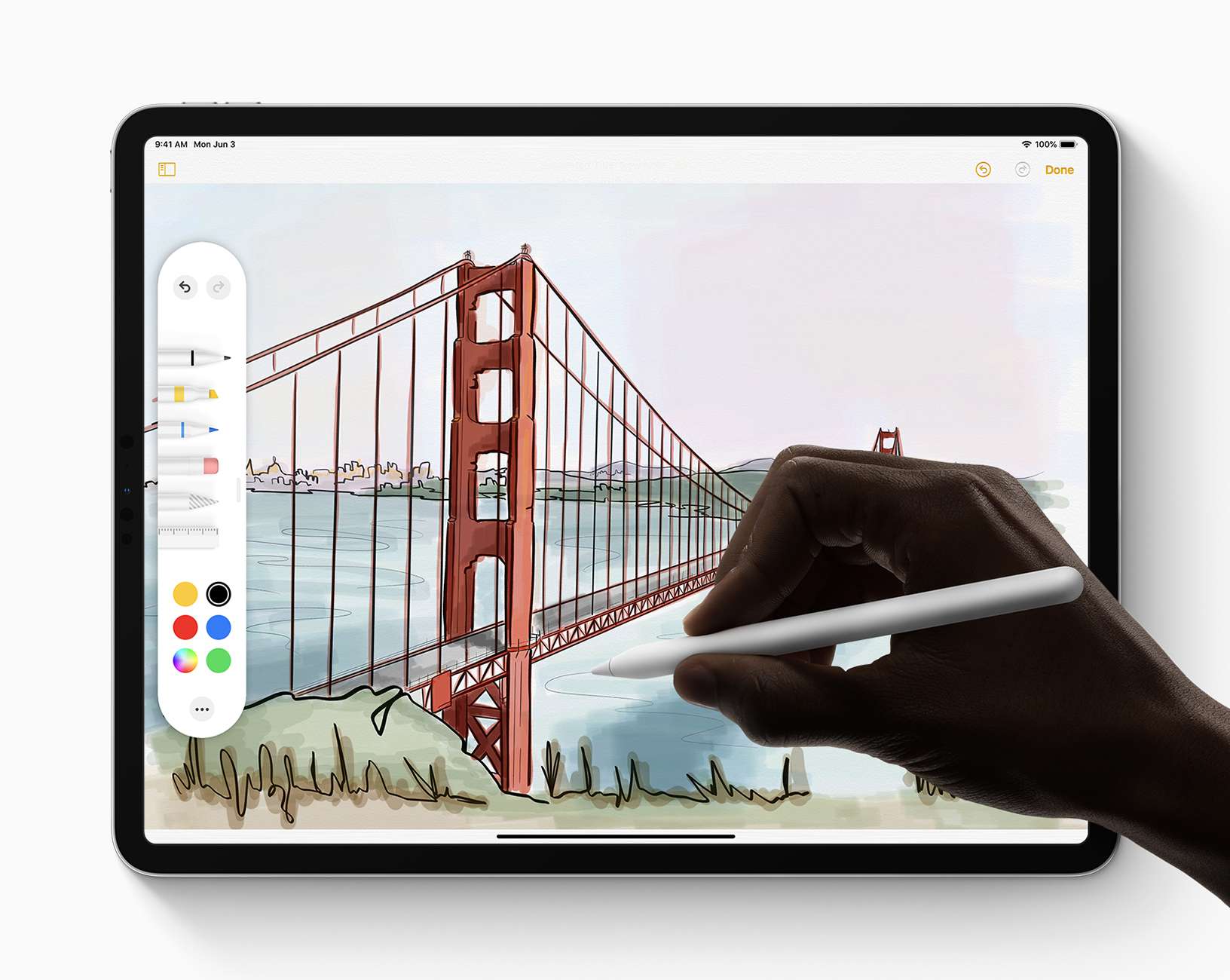 Apple Pencil en iPadOS 13-paneel