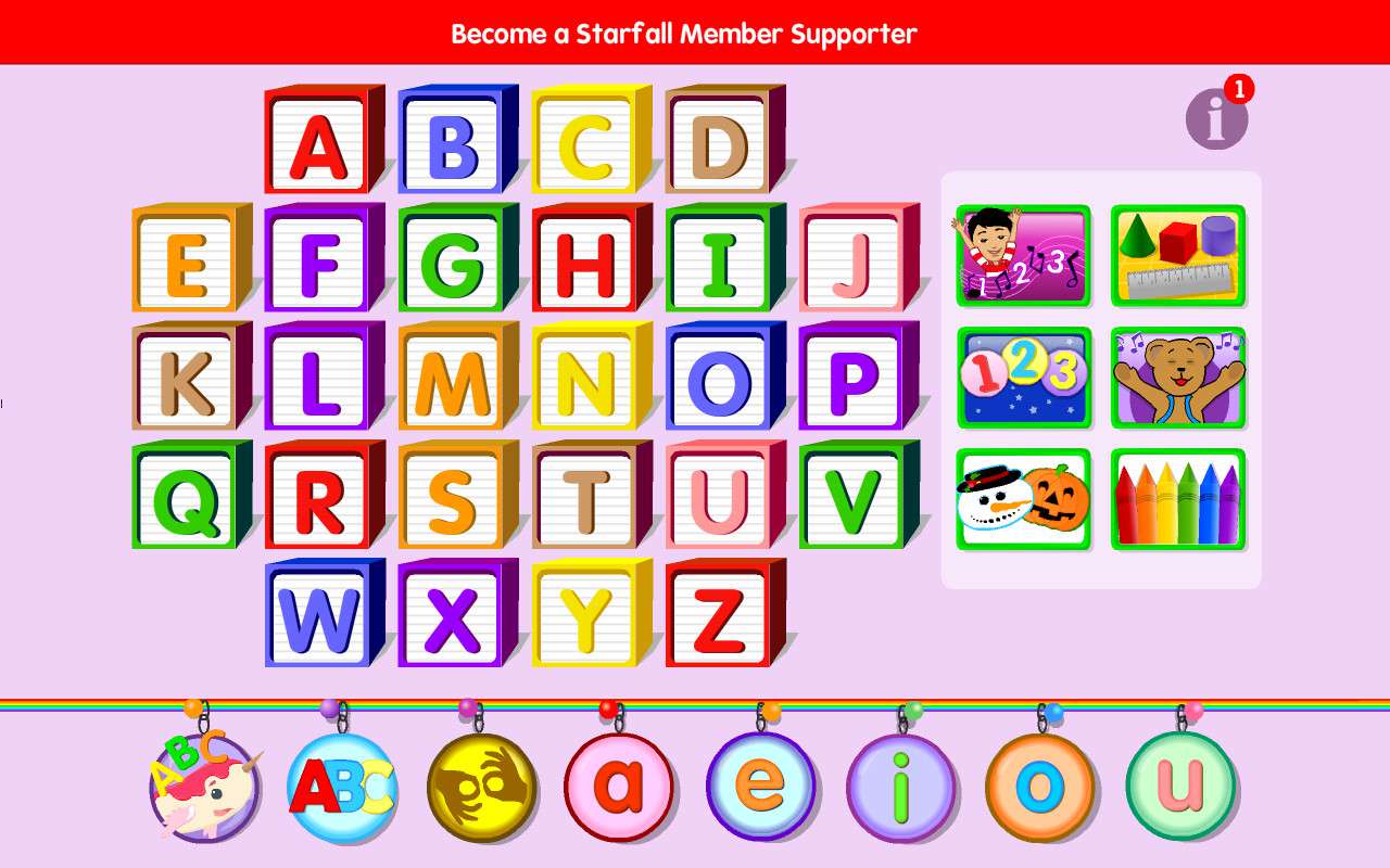 Starfall ABC op Android