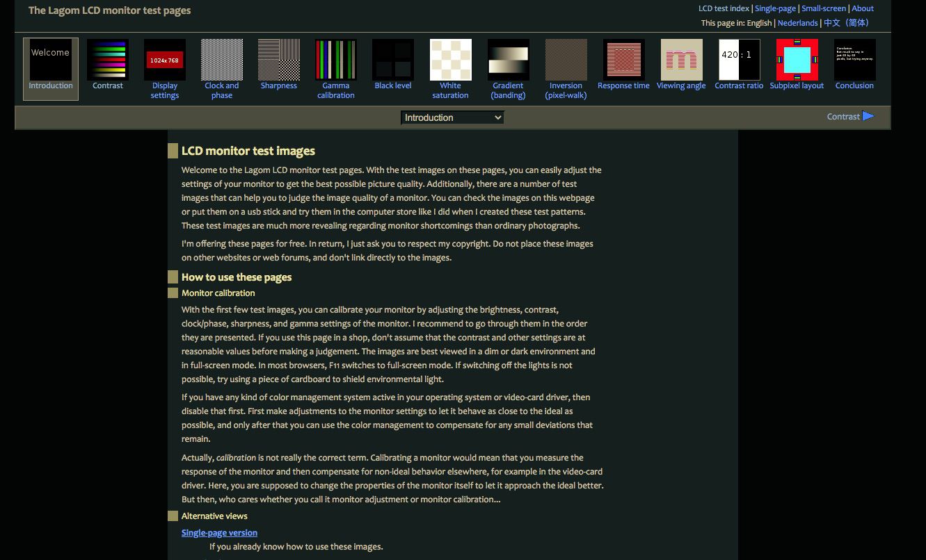 De instellingen van een monitor testen en aanpassen 2022