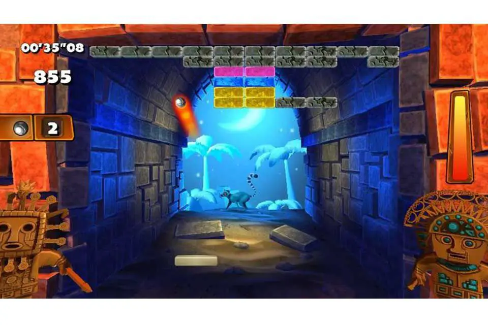 Screenshot van de Samsung TV-app 'Best of Arcade Games - Brick Breaker'