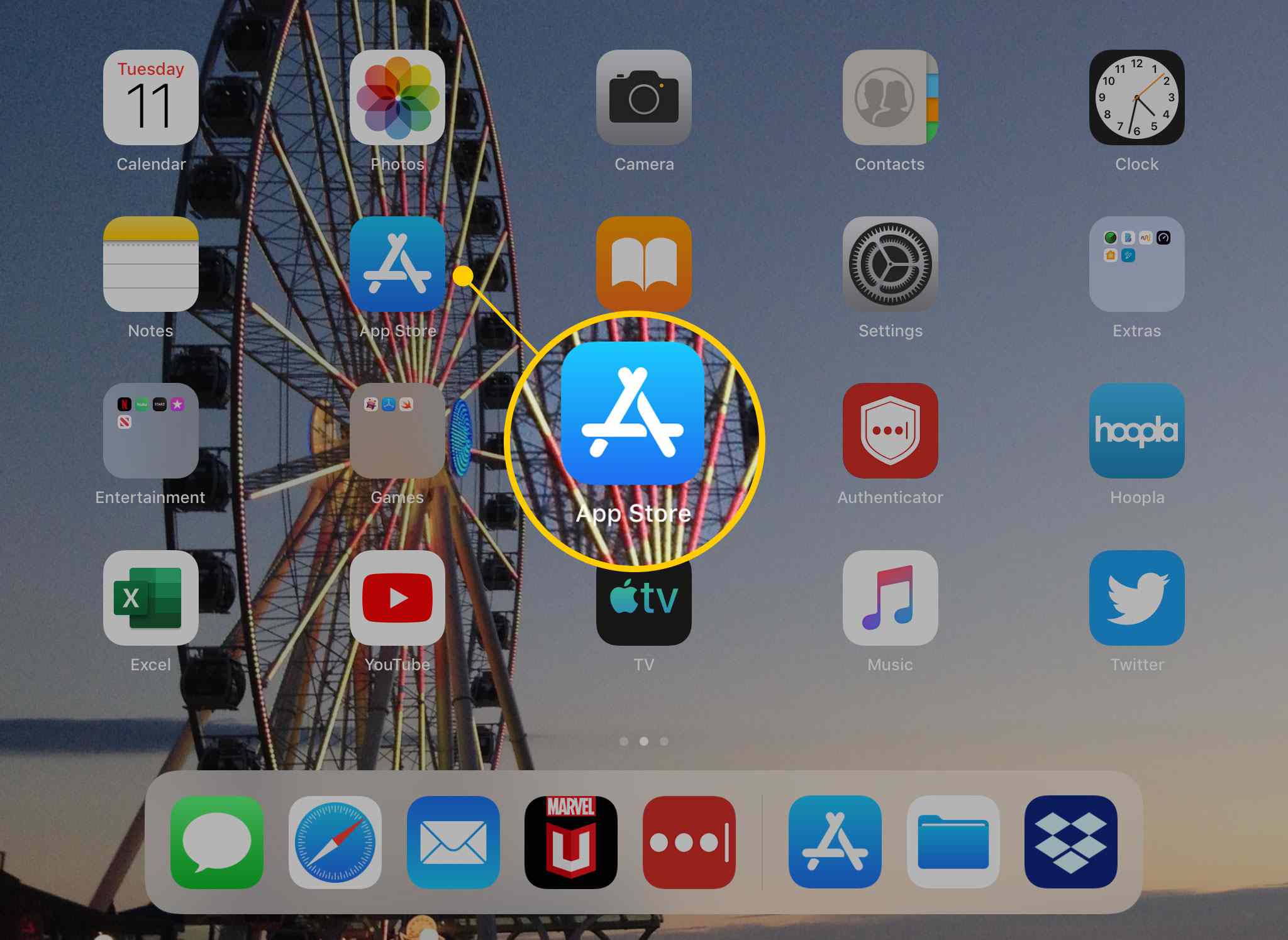 De App Store-app op een iPad