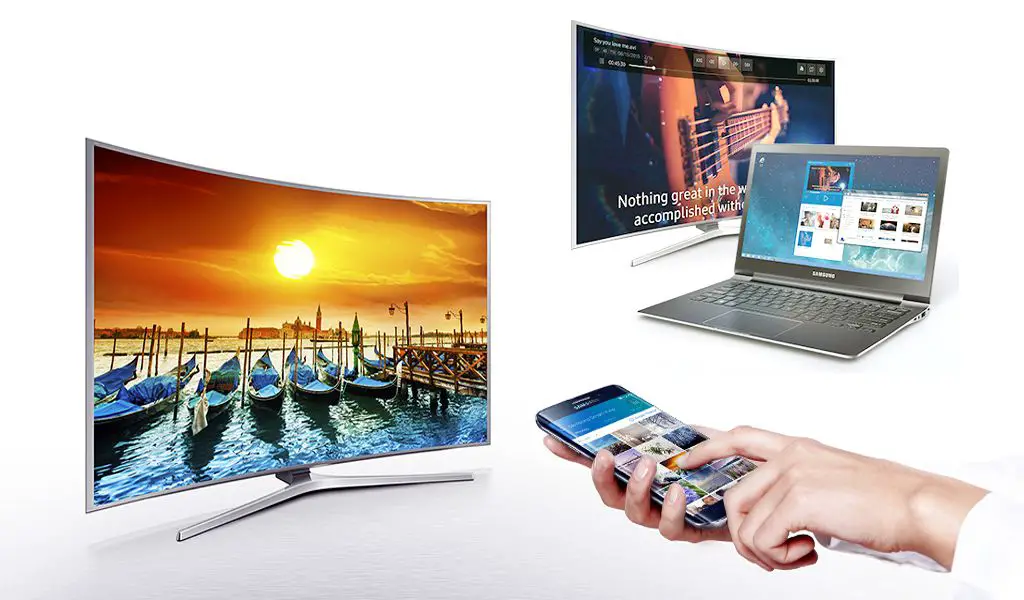 Samsung SmartView-voorbeelden voor het delen van media