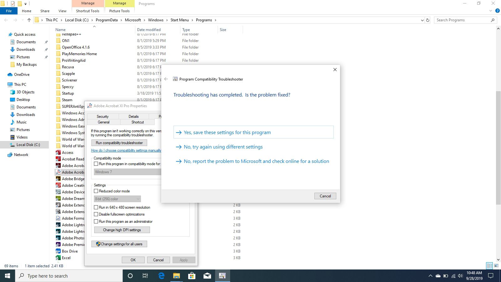 Problemen oplossen met voltooiingsopties in Windows 10