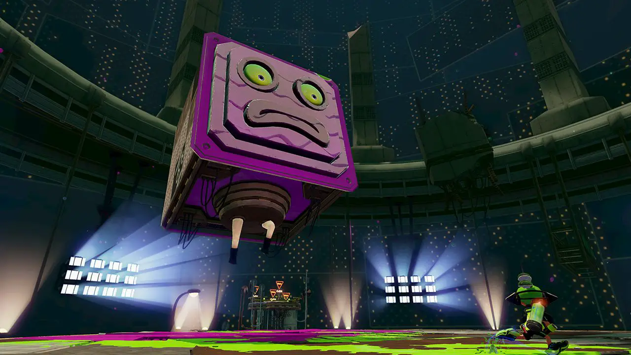 Een scène uit Nintendo's Wii U-spel Splatoon