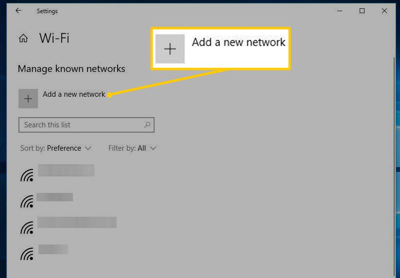Een nieuw netwerk toevoegen aan Windows 10