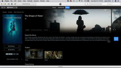 iTunes-schermafbeelding