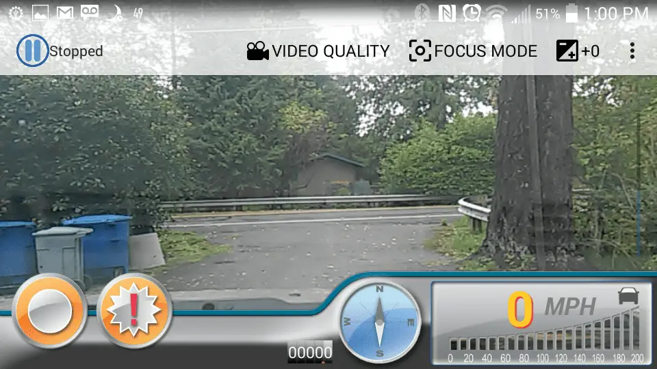 Schermafbeelding Autoguard dashcam