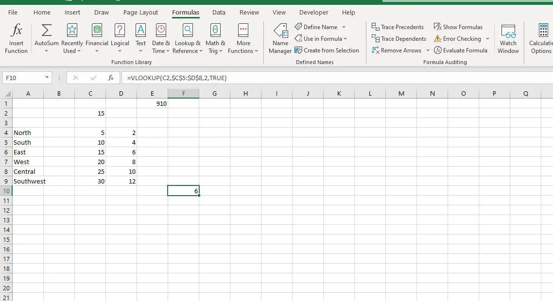VERT.ZOEKEN-functie in Excel