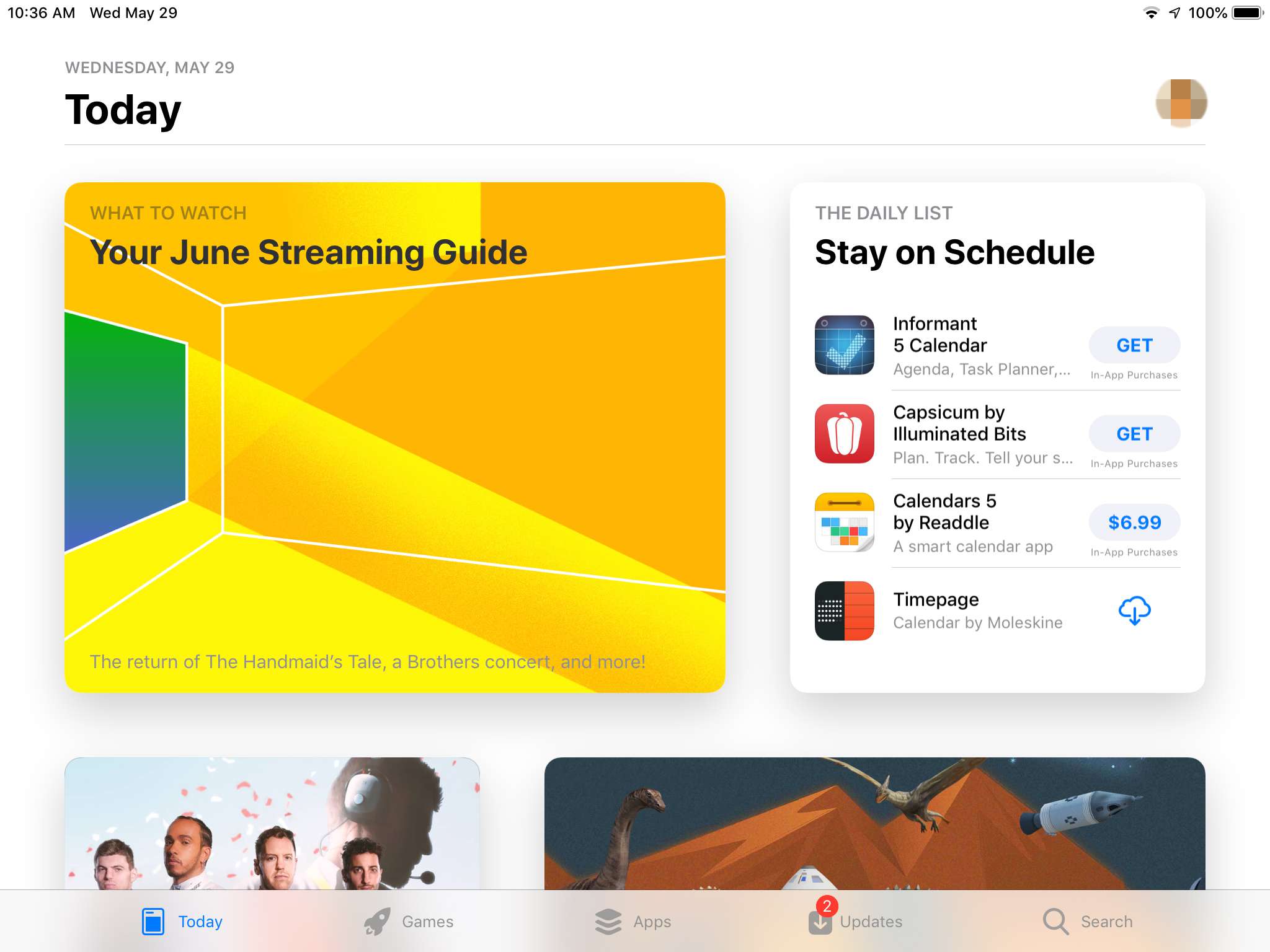 App Store Vandaag-scherm