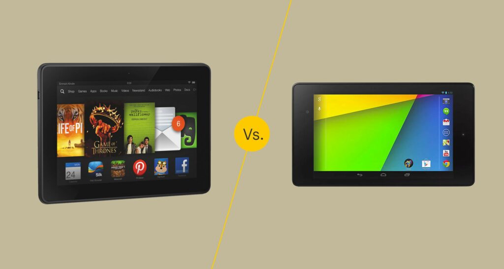Kindle Fire HDX 7 vs Nexus 7 5fe90801796849fdaeb9a8bc1980c9d5