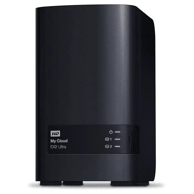 Afbeelding van een WD 4TB My Cloud EX2 Ultra NAS WDBVBZ0040JCH-NESN