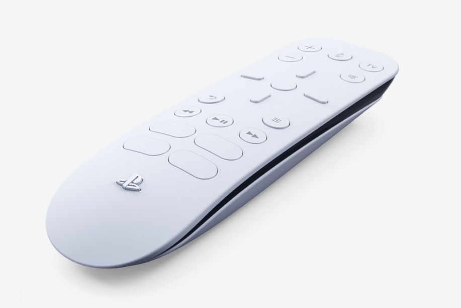 PS5-afstandsbediening met lege knoppen onderaan voor mogelijke streaming-partnerschappen