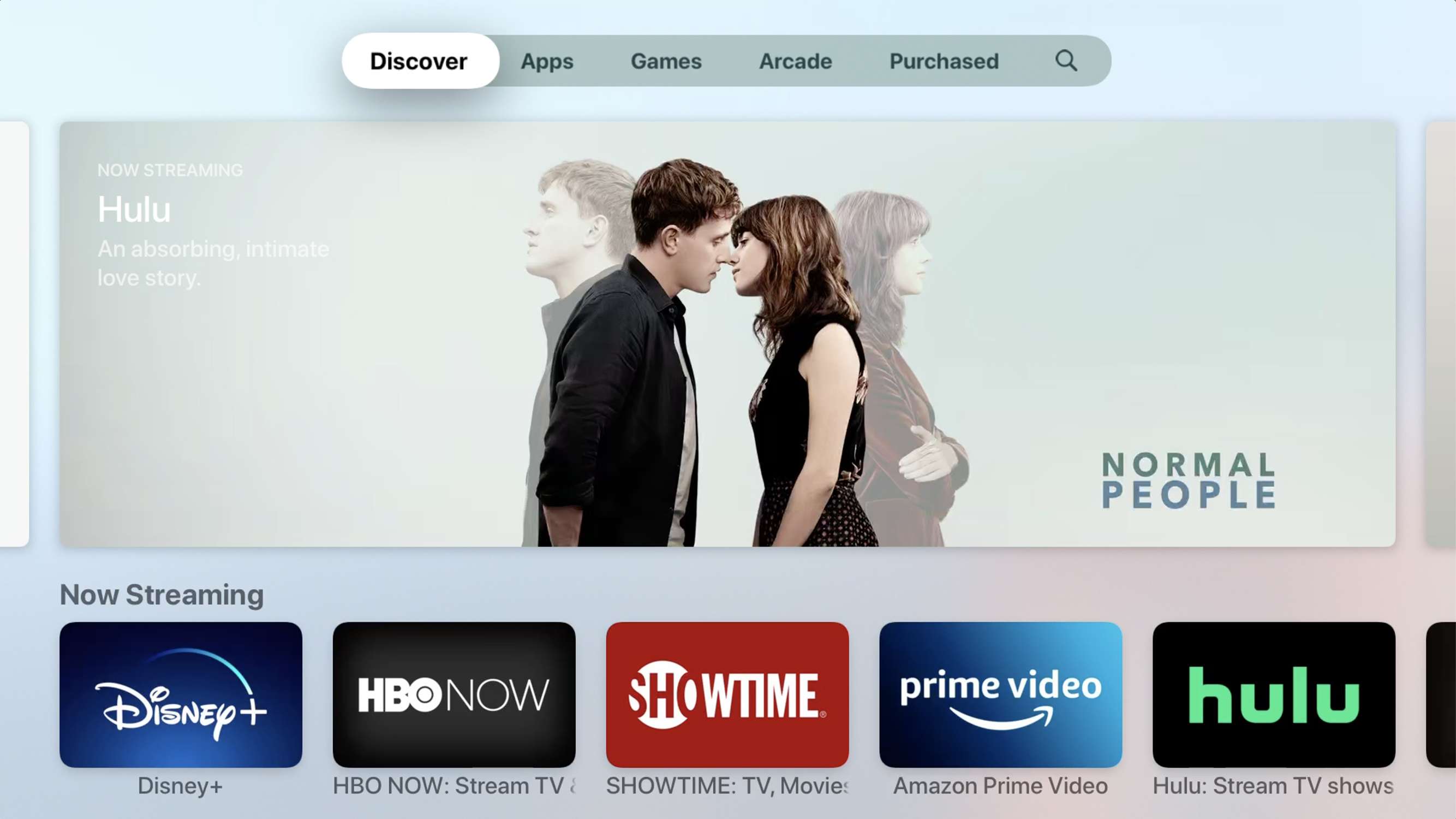 Screenshot van Apple TV app store