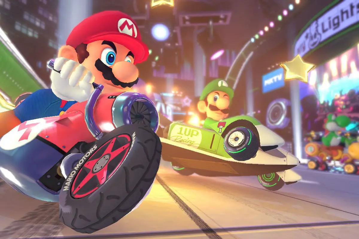 Screenshot van Mario Kart 8 Deluxe
