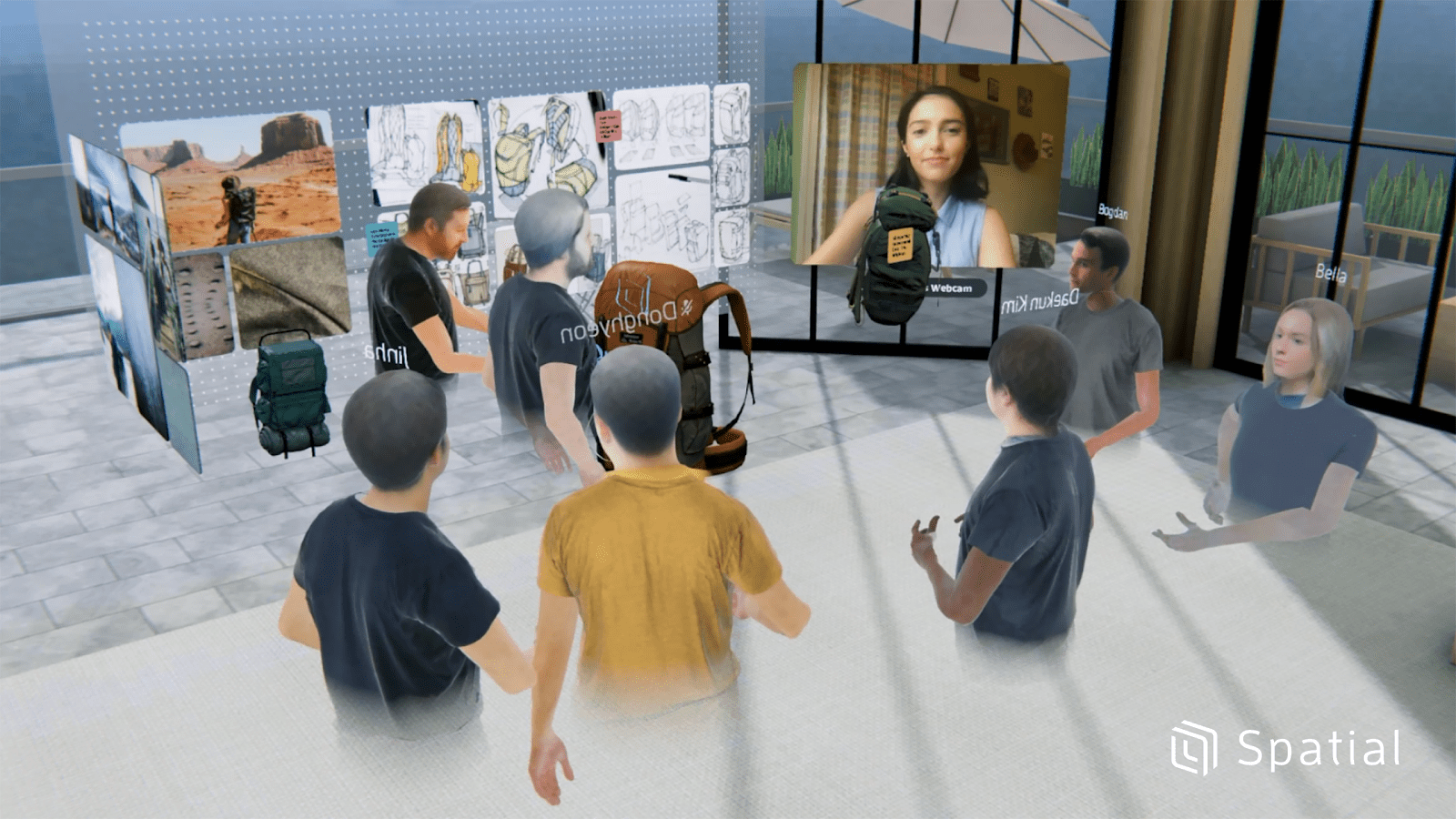 Een virtuele, gezamenlijke vergadering