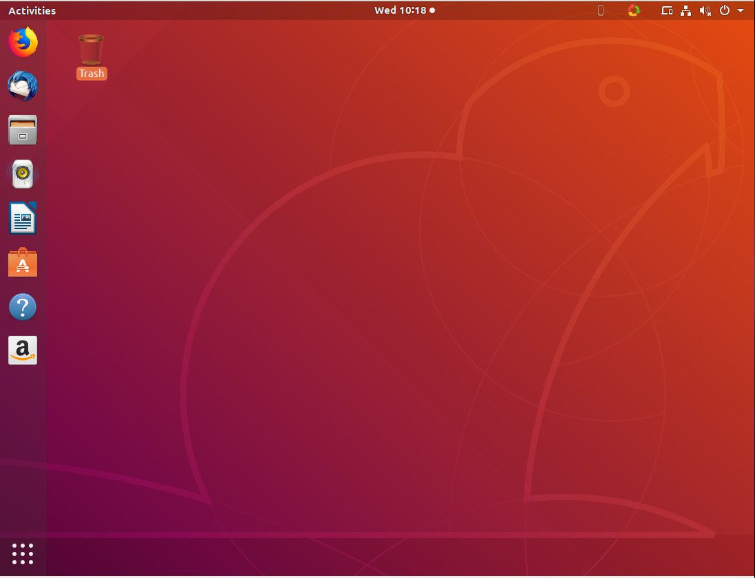 Het Ubuntu Linux-bureaublad
