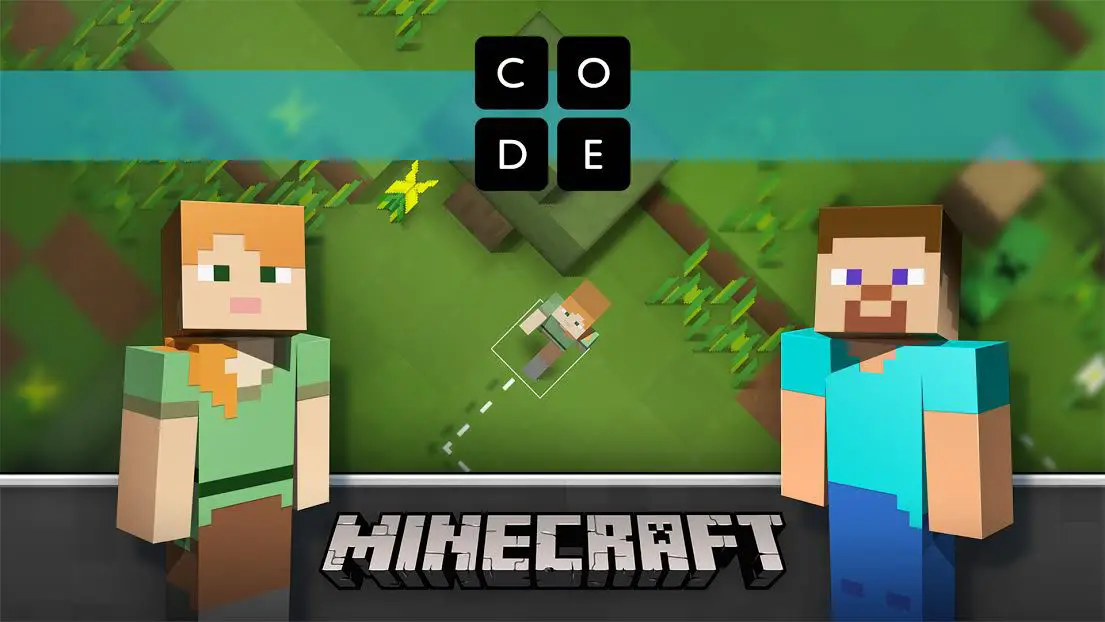 Minecraft-coderingsafbeelding voor Hour of Code